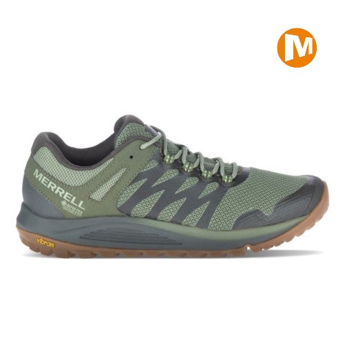 Merrell Nova 2 GORE-TEX Laufschuhe Herren Olivgrün [DE-WUYGT]